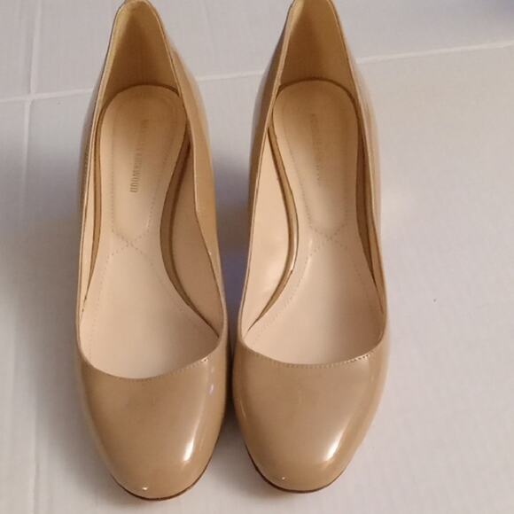 Nicholas Kirkwood Women's Size 8.5 Vero Cucoio Nude Patent Leather Heels - Picture 1 of 12
